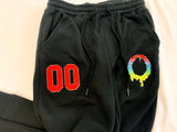 Black “O/00” Sweatpants