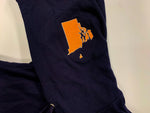 Midweight Navy Blue “401” Hoodie