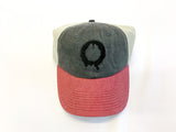 Black/Cardinal Red Trucker Cap